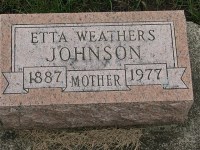 Etta Weathers Johnson